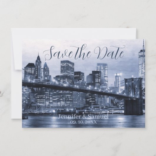 Minimal Blue NYC Design (正面)