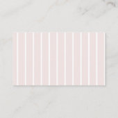 Minimal Blush Pink Elephant Sketch Books for Baby エンクロージャーカード (裏面)