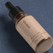 Minimal Boho 1oz 30ml Cosmetic Bottle Waterproof ラベル