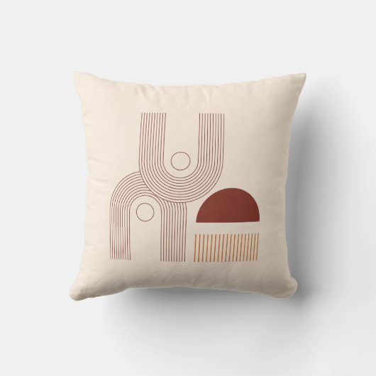 Minimal Boho Bohokissen Deko クッション (裏面)