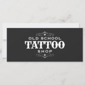 Minimal Bold Tattoo Artist Gift Certification  (正面)