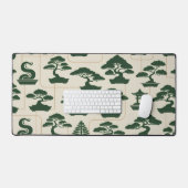 Minimal Bonsai Tree - Japandi Zen Horticulture デスクマット (キーボード&マウス)