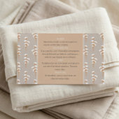 Minimal Botanical Care Instructions Card  名刺
