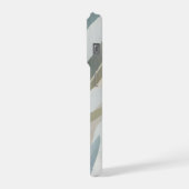 Minimal Botanical Layers – Calm Neutral Abstract  iPhoneケース (左側面)