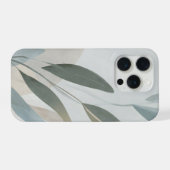 Minimal Botanical Layers – Calm Neutral Abstract  iPhoneケース (裏面横)