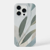 Minimal Botanical Layers – Calm Neutral Abstract  iPhoneケース (裏面)