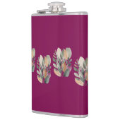 Minimal Botanical Leaf Pattern フラスク (左)