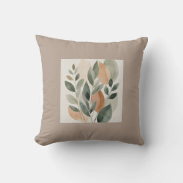 Minimal Botanical Leaf Pattern pillows クッション