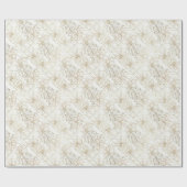 Minimal Botanical Line Art Pattern (1) ラッピングペーパー (フラット)