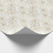 Minimal Botanical Line Art Pattern (1) ラッピングペーパー (角)