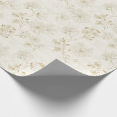 Minimal Botanical Line Art Pattern (2) ラッピングペーパー (角)