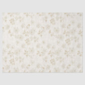 Minimal Botanical Line Art Pattern (2) 薄葉紙 (正面)