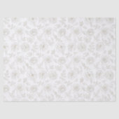 Minimal Botanical Line Art Pattern (4) 薄葉紙 (正面)