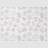 Minimal Botanical Line Art Pattern (5) 薄葉紙 (正面)