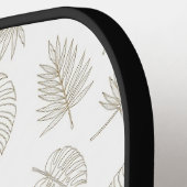 Minimal Botanical Line Art Pattern (6) ピックルボールラケット (左詳細)