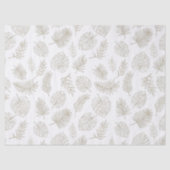 Minimal Botanical Line Art Pattern (6) 薄葉紙 (正面)