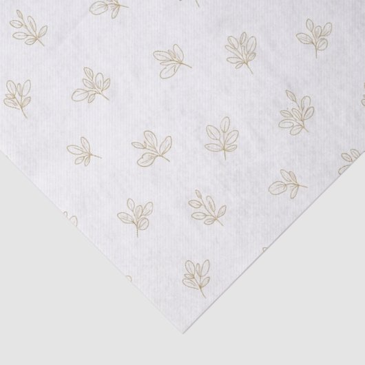 Minimal Botanical Line Art Pattern (7) 薄葉紙 (詳細)