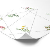 “Minimal Botanical Line Art Poster – Modern Nature ポスター (角)