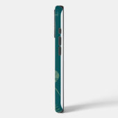 Minimal Botanical Pastel Green Custom Name Phone Case-Mate iPhoneケース (裏面 / 左)