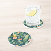 Minimal Botanical Pattern コースター (側面)