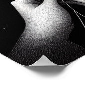 Minimal Botanical Stem with Feminine Touch ポスター (角)