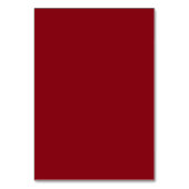 Minimal Burgundy Bow Place Card テーブルナンバー (裏面)