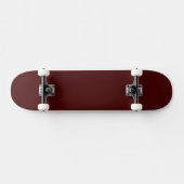 Minimal Burnt Maroon Skateboard for Skaters スケートボード (横)