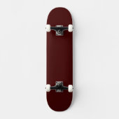 Minimal Burnt Maroon Skateboard for Skaters スケートボード (正面)