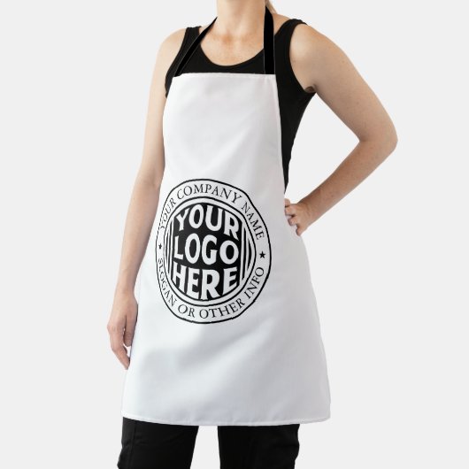 Minimal Business Name And Custom Brand Logo  エプロン (インサイチュ)