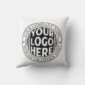 Minimal Business Name And Custom Brand Logo  クッション (裏面)