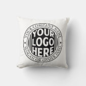 Minimal Business Name And Custom Brand Logo  クッション (正面)