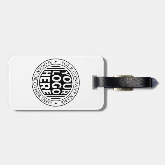 Minimal Business Name And Custom Brand Logo  ラゲッジタグ (裏面横)