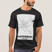 Minimal Canterbury Map Tシャツ (正面)