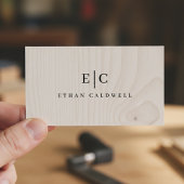 Minimal Carpenter - Modern Carpentry & Contractor 名刺