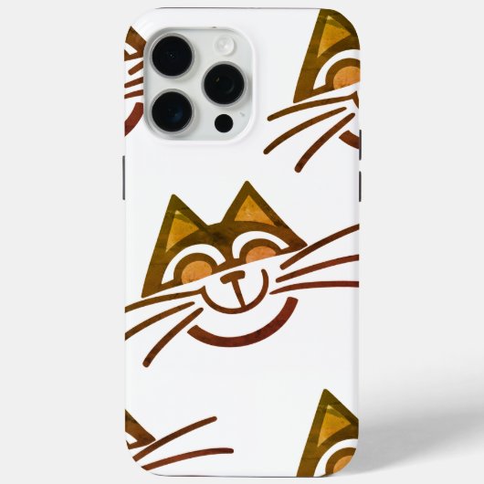 Minimal Cat design iPhone / iPad case Case-Mate iPhoneケース (裏面)