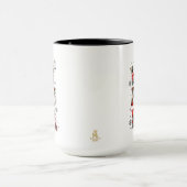 Minimal Christmas Mug | Line Art Tree | KaliraArts マグカップ (中央)