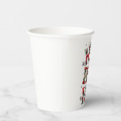 Minimal Christmas Mug | Line Art Tree | KaliraArts 紙コップ (右)