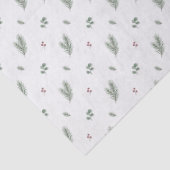 Minimal Christmas Pattern, Pine, Berries 薄葉紙 (詳細)