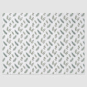 Minimal Christmas Pine Pattern, Scandi Style 薄葉紙 (正面)