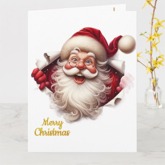 Minimal Christmas Postcard | Line Art Tree | Kalir カード (黄色い花)