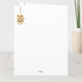 Minimal Christmas Postcard | Line Art Tree | Kalir カード (裏面)