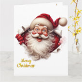 Minimal Christmas Postcard | Line Art Tree | Kalir カード (黄色い花)