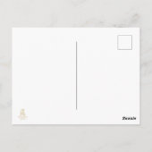 Minimal Christmas Postcard | Line Art Tree | Kalir ポストカード (裏面)