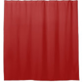 Minimal Christmas Red Curtain for Stylish Bathroom シャワーカーテン (正面)