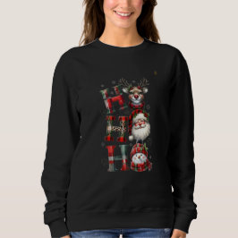 Minimal Christmas Sweatshirt | Modern Holiday Aest スウェットシャツ