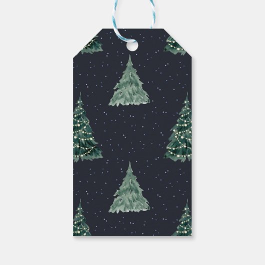 Minimal Christmas Tree Gift Tag ギフトタグ (裏面)