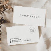 Minimal Classic Business  名刺