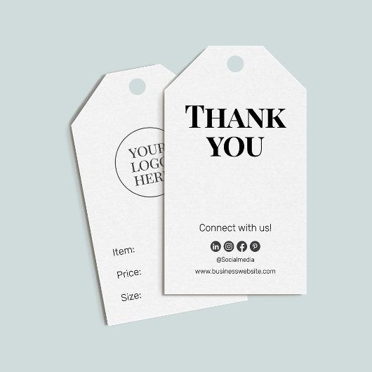 Minimal Classic Business  Price Tag ギフトタグ