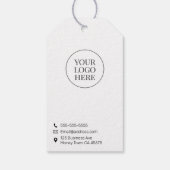 Minimal Classic Business Thank You Hang Tag ギフトタグ (裏面)