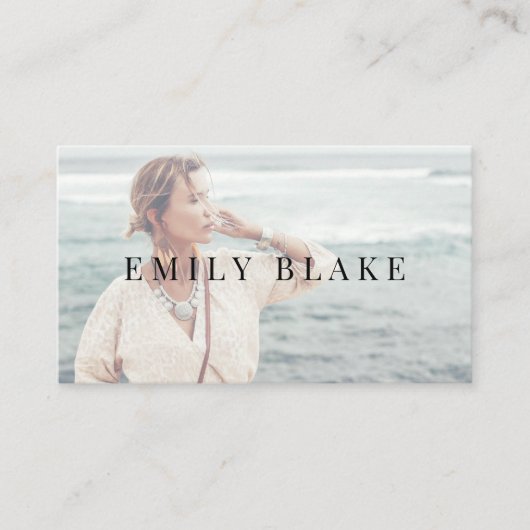 Minimal Classic Photo Business  名刺 (正面)